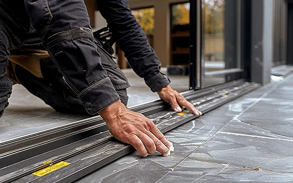 Sliding doors installation